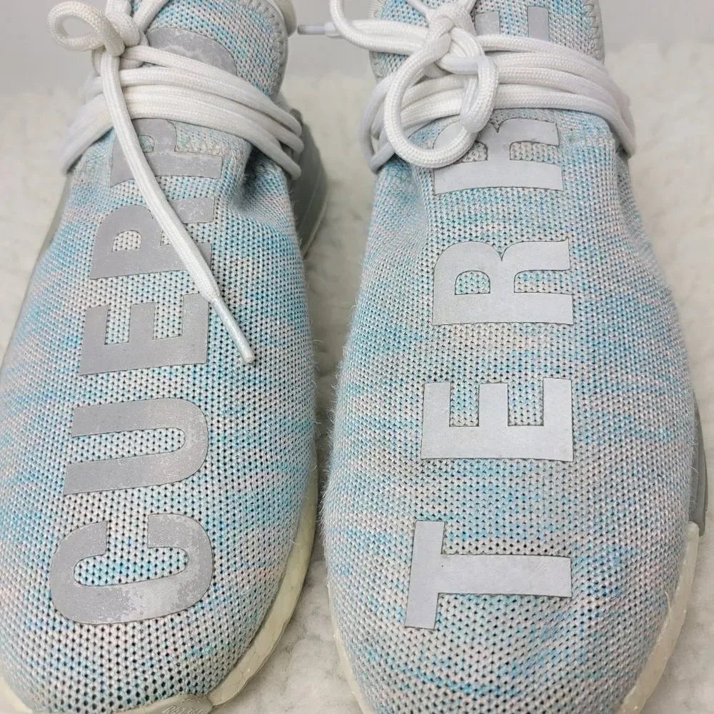 adidas NMD Human Race Trail x Pharrell x BBC Men's Sneaker Size 10 Cotton Candy